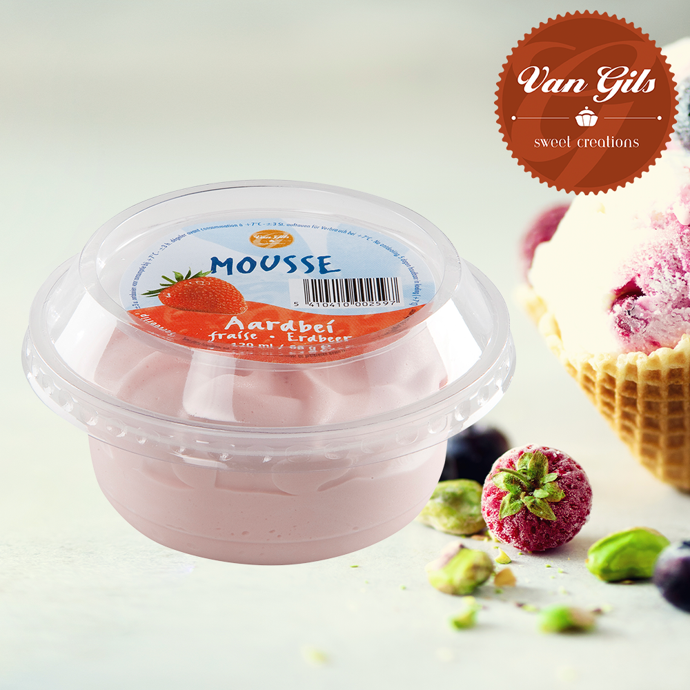 Aardbei Mousse Dessert