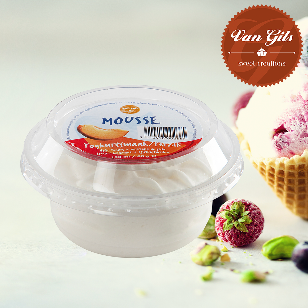 Yoghurt Perzik Mousse Dessert