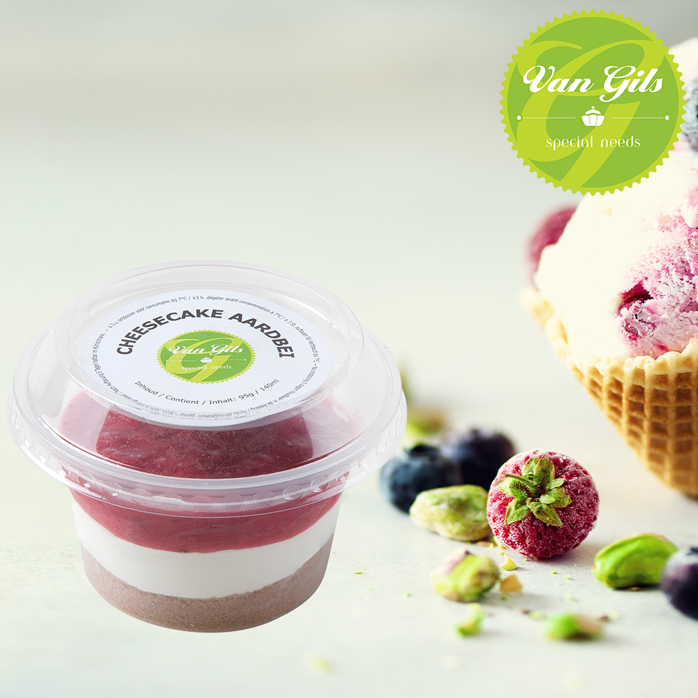 Cheesecake Aardbei Bavarois Clean & Green