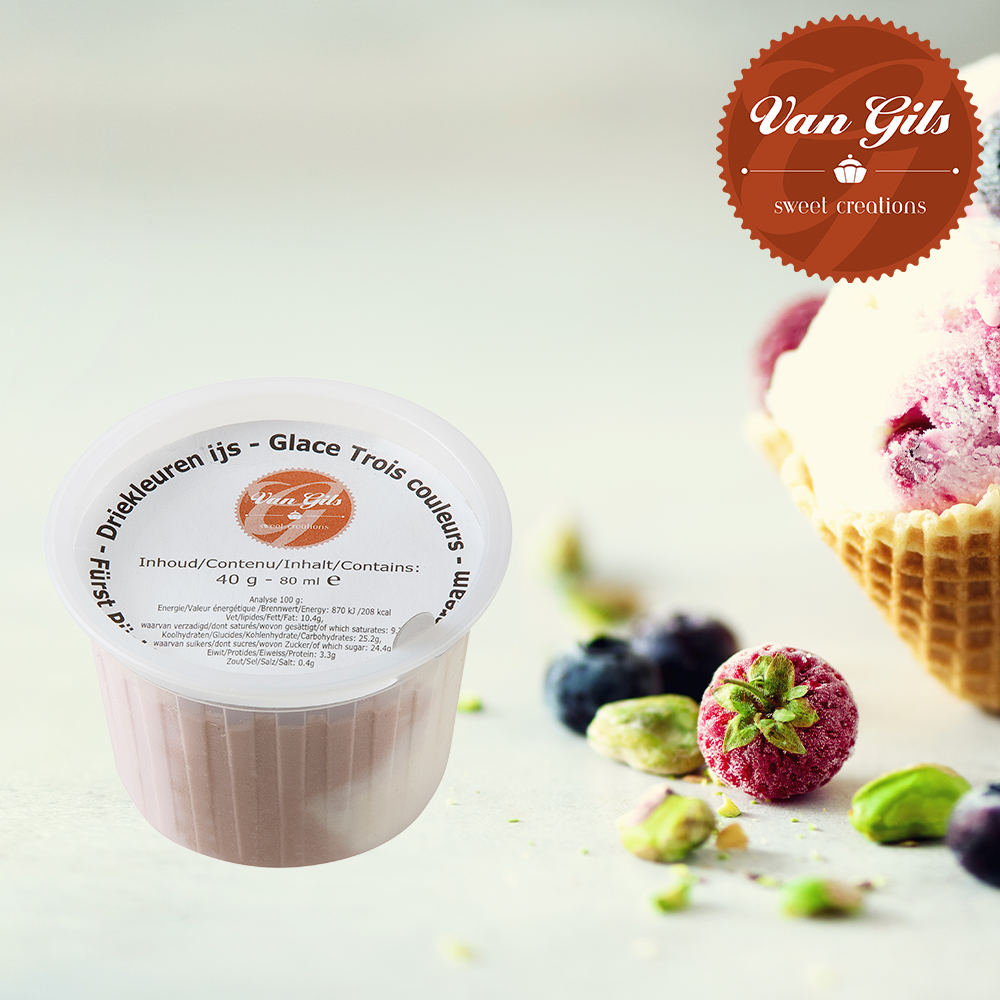 Mini Fürst Pückler Ijsbekers (3 smaken)